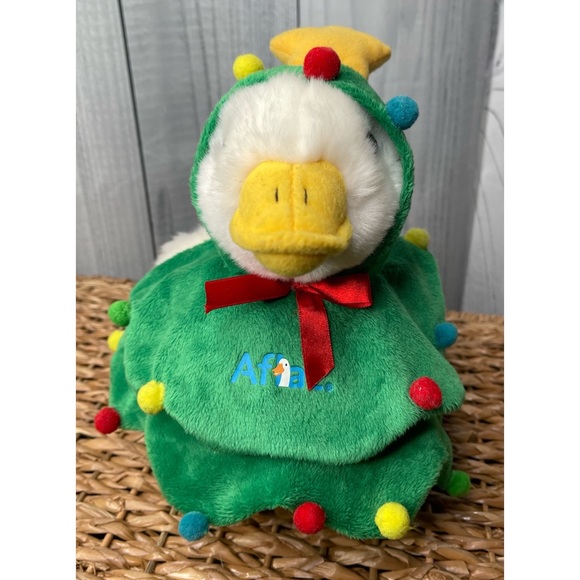AFLAC 2009 Collectible Talking Light Up Plush Duck Christmas Tree **WORKS Tags - Picture 3 of 11